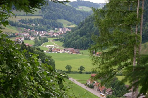 Aussicht auf Reithof