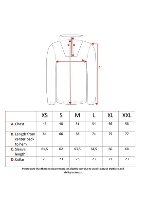 bakki sizechart